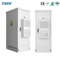 Armoire de télécommunications extérieure AC 5G FINEN 19'' IP65 NEMA 4 résistante aux intempéries, OEM/ODM acceptable, CE ISO RoHS en stock