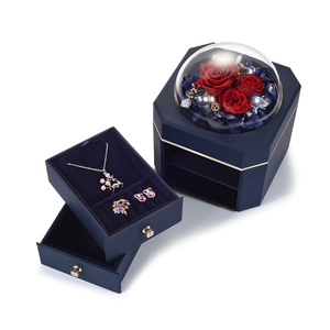 Luxurious Elegant PC Paper Pendant Jewelry Gift Luxury <strong>Jewellery</strong> <strong>Storage</strong> for Ring Display Stylish Gift Giving - Product Image 1