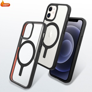 Étuis de téléphone magnétiques transparents fins en TPE antichoc avec aimant super puissant N52 <span class=keywords><strong>pour</strong></span> <span class=keywords><strong>12</strong></span> Mini/<span class=keywords><strong>Pro</strong></span>/<span class=keywords><strong>Pro</strong></span> Max - Product Image 1