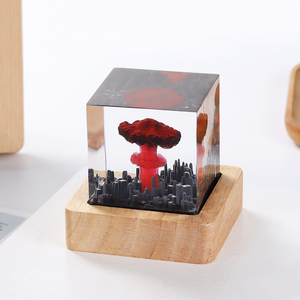 Lámpara decorativa de luz nocturna de bomba <span class=keywords><strong>atómica</strong></span> de resina hecha a mano para el hogar y regalos coleccionables - Product Image 5