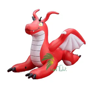 Hongyi Toy Inflatable Red Color Inflatable Riding Dragon Toys Adult Happy XXX Animals With SPH Pooltoy