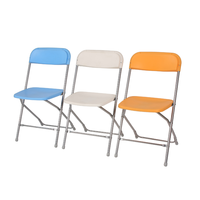 Chaise pliante noire empilable commerciale pas chère pour événements, mariages, fêtes, maison et bureau – Chaise pliante en plastique pour la vente en gros