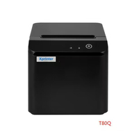 Imprimantes thermiques de reçus XP-T80Q 80 mm USB avec coupe-papier automatique POS80 pour cuisine