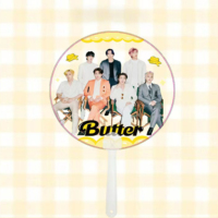 Usine de souvenirs promotionnels, vente en gros, éventails à main en plastique transparents personnalisés KPOP avec logo