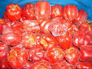 Venta al por mayor nueva temporada ventas calientes IQF verduras congeladas tiras rojas frescas dados piezas pimienta - Product Image 2