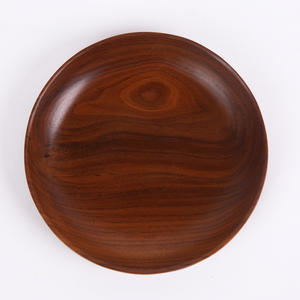 Vajilla de madera maciza de nogal negro japonés de estilo japonés, plato de aperitivos, plato de fruta al por mayor, plato de cena creativo, plato de porcelana de hueso - Product Image 6