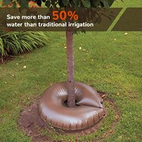 Pochette d'eau d'irrigation goutte à goutte en PVC marron système de goutte à goutte automatique plantation d'arbres de jardinage anneau d'arrosage sac d'arrosage d'arbre