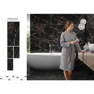 Emperador Classico 600x1200mm Polished Porcelain <b>Floor</b> And Wall Slab Tiles Waterproof Ceramics - Product Image 4