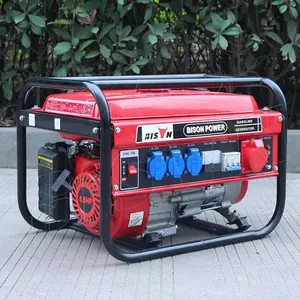 Bison Mesin Bensin Portabel 8500W, Mesin Bensin Pabrik Tiongkok, Mesin Diesel Daya Senyap Portabel, Generator Bensin