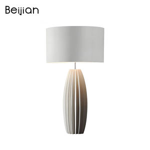 Lámpara de mesa <span class=keywords><strong>Galileo</strong></span> moderna minimalista marfil blanco lámpara cuerpo pantalla <span class=keywords><strong>Galileo</strong></span> lámpara de mesa dormitorio estudio diseño de iluminación - Product Image 1