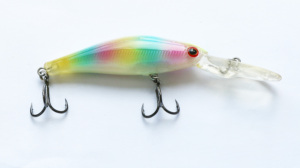 Leurre artificiel dur ABS 7,3g, coulant et lumineux, type Minnow, corps réfléchissant laser, œil de poisson 3D, hameçons triples à billes d'acier - Product Image 2