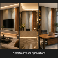 Panneau mural 3D en chêne rustique brun de luxe, sans formaldéhyde, de haute qualité, pour la décoration de la maison