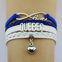 Bracelet en corde tissée gaufrée imperméable personnalisé en gros pour souvenirs de Bahreïn et du Qatar, pour cadeaux publicitaires promotionnels