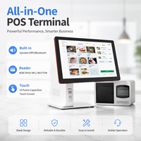Sistema POS de 15.6 Pulgadas con Pantalla Táctil Capacitiva, Sistema Operativo Linux/Windows/Android, Wi-Fi 6, Bluetooth 5.2, Caja Registradora POS