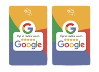 Código QR Personalizado TapFive para Reseñas Instantáneas y Rápidas para Propietarios de Restaurantes y Tiendas, Tarjeta PVC NFC para Publicidad en TikTok, Facebook y Google