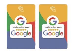 TapFive, reseñas Rápidas instantáneas para propietarios de tiendas de restaurantes, pegatina de mesa de soporte de PVC NFC para publicidad de TikTok Facebook Google - Product Image 4