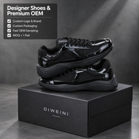 Chaussures de luxe pour hommes et femmes, haute qualité, Triple Black brillantes, chaussures de marche décontractées, baskets, zapatillas, neuves
