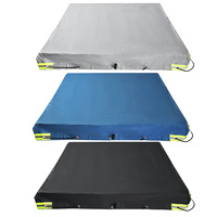 Housses de conteneur à chenilles robustes universelles 214x122cm Housse Bache Remorque Tracteur Transport Oxford Bache Remorque Tarp Cover