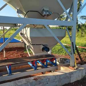 Planta Mezcladora de Concreto HZS50, Sistema Completo con Mezcladora de Doble Eje JS1000, Dosificador de Agregados y Sistema de Pesaje - Product Image 2