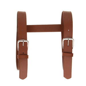Correas de cuero personalizadas en forma de H para tapetes de picnic, soportes de cuero para tapetes de yoga, cinturones de sujeción para mantas de camping al aire libre. - Product Image 4
