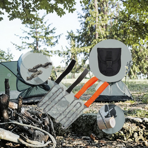 <span class=keywords><strong>Scie</strong></span> multifonction portable rechargeable étanche en acier inoxydable avec porte-clés pour activités de plein air, alpinisme et usage manuel - Product Image 2