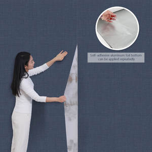 Panneau mural en PVC à grain de bois mat 60x300cm 2mm imperméable auto-adhésif pour la décoration de <span class=keywords><strong>chambre</strong></span> à coucher et d'hôtel - Product Image 4