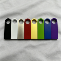 Casing Pelindung U Disk Baru Bahan Aluminium Alloy Warna Pelangi USB 2.0/3.0 Portabel dengan Logo Kustom