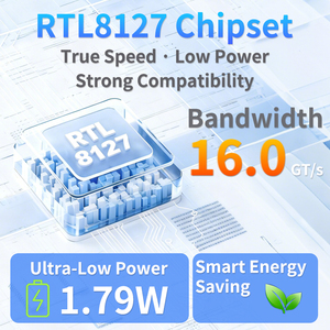 Tarjeta de Red Ethernet Interna de 10 Gbps, 1 Puerto PCIe Gen4 X1 RJ45 para Realtek RTL8127 (PXE), Tarjeta de Red Realtek RTL8127 - Product Image 3