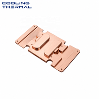 Système de refroidissement liquide direct sur mesure pour serveur, plaque froide en cuivre pour CPU avec brasage sous vide personnalisé