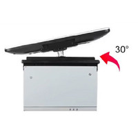 Monitor Multimedia Mobil DL903DAB 12V Hiburan Kursi Belakang dengan Layar Sentuh TV Stereo Kamera Penempatan di Sandaran Kepala Atap Dasbor