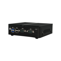 Logotipo gratis MikroTik Mini PC 4 Lan i226V Quad Core N100 computadora industrial 2 puertos COM compatible con ROS7 Mini PC 4 puertos 2,5G