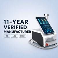 Appareil portable professionnel de suppression des poils et de rajeunissement cutané au laser diode IA 4 longueurs d'onde 1200W 2026