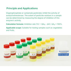 उच्च सटीकता खाद्य सुरक्षा स्पेक्ट्रोफोटोमीटर डिटेक्टर सार्वभौमिक चोलिंसेस्टरस कीटनाशक अवशेष परीक्षण किट - Product Image 2