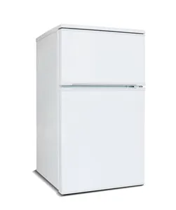 BCD90 fábrica Venta caliente barato Manual Frost Design Top freezer doble puerta combi nevera