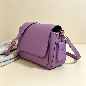 Womens Vintage Flap Shoulder Bag Solid Color Adjustable Wide <b>Strap</b> Multi‑compartment Daily <b>Crossbody</b> Bag - Product Image 6