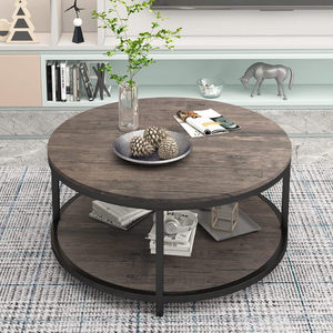 Prodotti di Tendenza Nuovi Arrivi Tavolino <span class=keywords><strong>da</strong></span> Caffè Rotondo in Legno Artigianale Moderno per Soggiorno Tavolino <span class=keywords><strong>Vintage</strong></span> - Product Image 6