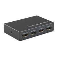 Nuevo Divisor de Señal 1 Entrada 2 Salidas, 1 Puerto de Entrada 4 Puertos de Salida DC 4K/2K 30Hz MT-SP102M/MT-SP104M para Laptop