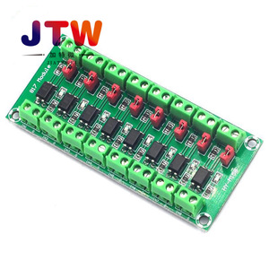 JTW 817 โมดูลออปโตคัปเปลอร์ บอร์ดแยกแรงดันไฟฟ้า 8 ช่องสำหรับการแปลงสัญญาณควบคุมอุตสาหกรรม - Product Image 1