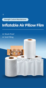 แผ่นกันกระแทกพลาสติกกันกระแทกแบบม้วนฟิล์มเติมลมเป็นโมฆะถุงกันกระแทกอากาศหมอน - Product Image 2