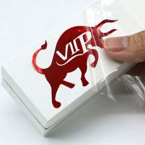 Autocollants personnalisés en vinyle gaufré 3D métallisé nickelé, étiquettes imperméables, taille et forme personnalisables, pour flacons de parfum et artisanat - Product Image 2