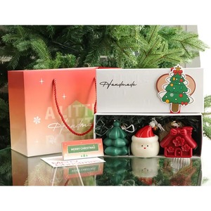 US Warehouse Low MOQ Handmade Soy Wax Christmas <b>Candles</b> <b>Set</b> New Year Home Decoration <b>Gift</b> for Christmas and Chinese New Year - Product Image 4