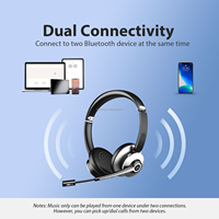 Auriculares Inalámbricos con Cancelación de Ruido BT-782, Auriculares Supraaurales con Micrófono