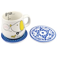 Sous-verres en liège antidérapants personnalisés avec logo pour tasses et mugs en céramique – Vente en gros