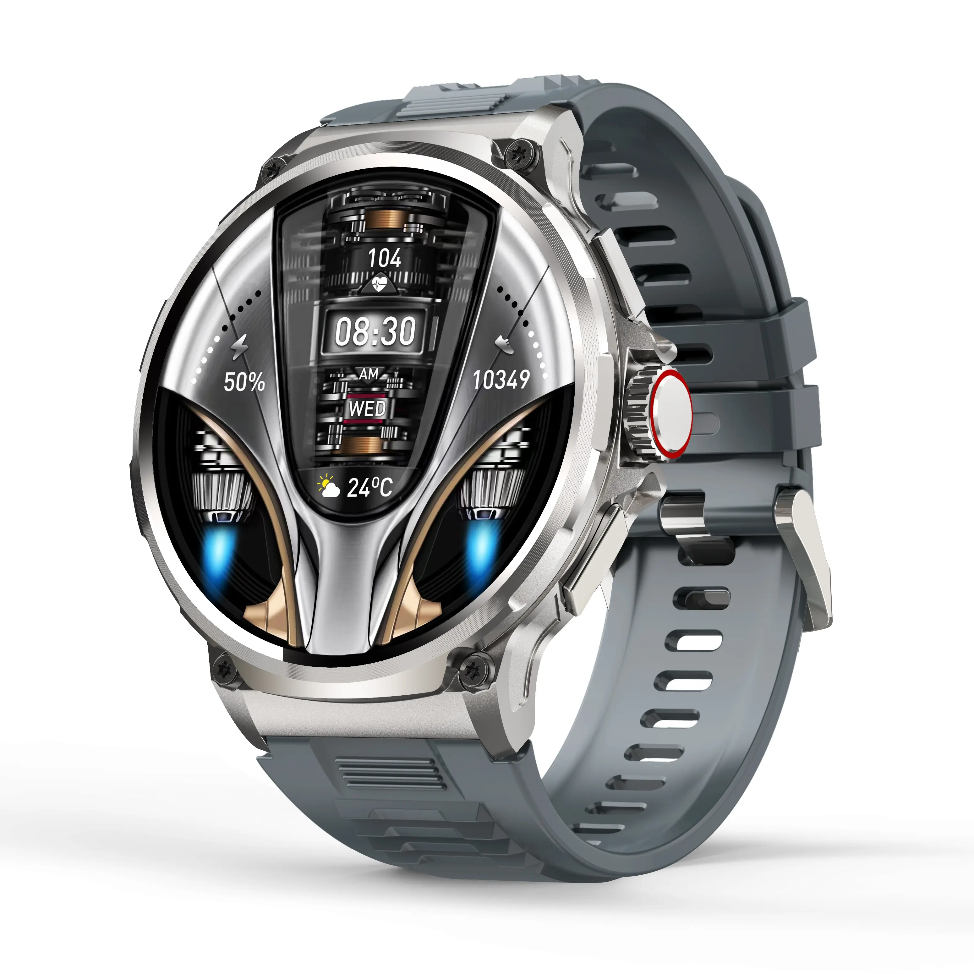 2024ขายร้อนMan Smartwatch BTโทรHR BP SPO2ฟิตเนสTrackerกีฬากลางแจ้งSleep IP67 กันน้ําผู้ชายSmartwatch