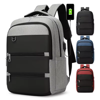 Super septembre avec sac d'ordinateur multifonctionnel de charge USB pour le voyage sac à dos pour ordinateur portable de conception innovante extensible pour les hommes