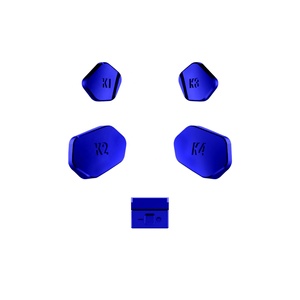 Boutons arrière et levier de commande chromés bleus et rouges redessinés K1 K2 K3 K4 pour manette Xbox Series XS EXtremerate Hope Remap Kit - Product Image 2
