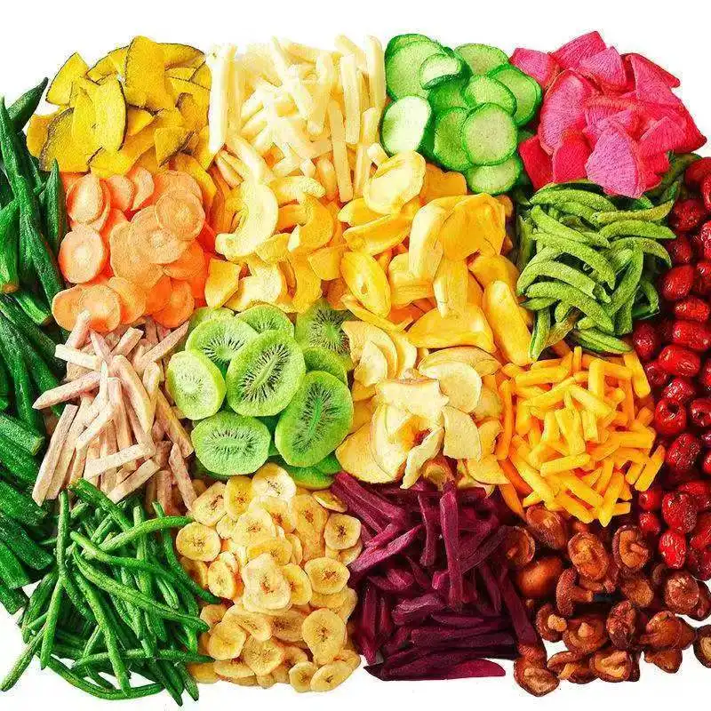 Wholesale As Customer Request Dried Snacks Crispy Fruits and Vegetables Mixed Vegetables Dry