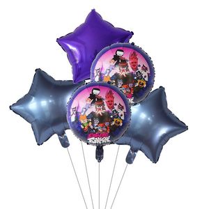 <span class=keywords><strong>Funkin</strong></span>-globos de papel de aluminio estampados, globo de látex mecedora Funk, suministros de decoración para fiestas de cumpleaños - Product Image 4
