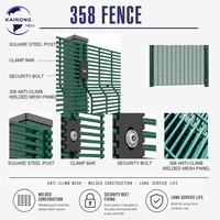 Clôture de sécurité 358 en acier galvanisé thermolaqué, panneau de grillage soudé anti-escalade, durable pour centre de démontage de véhicules extérieur
