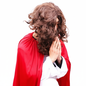 Accessorio Costume gesù parrucche realistiche con barba - Product Image 1